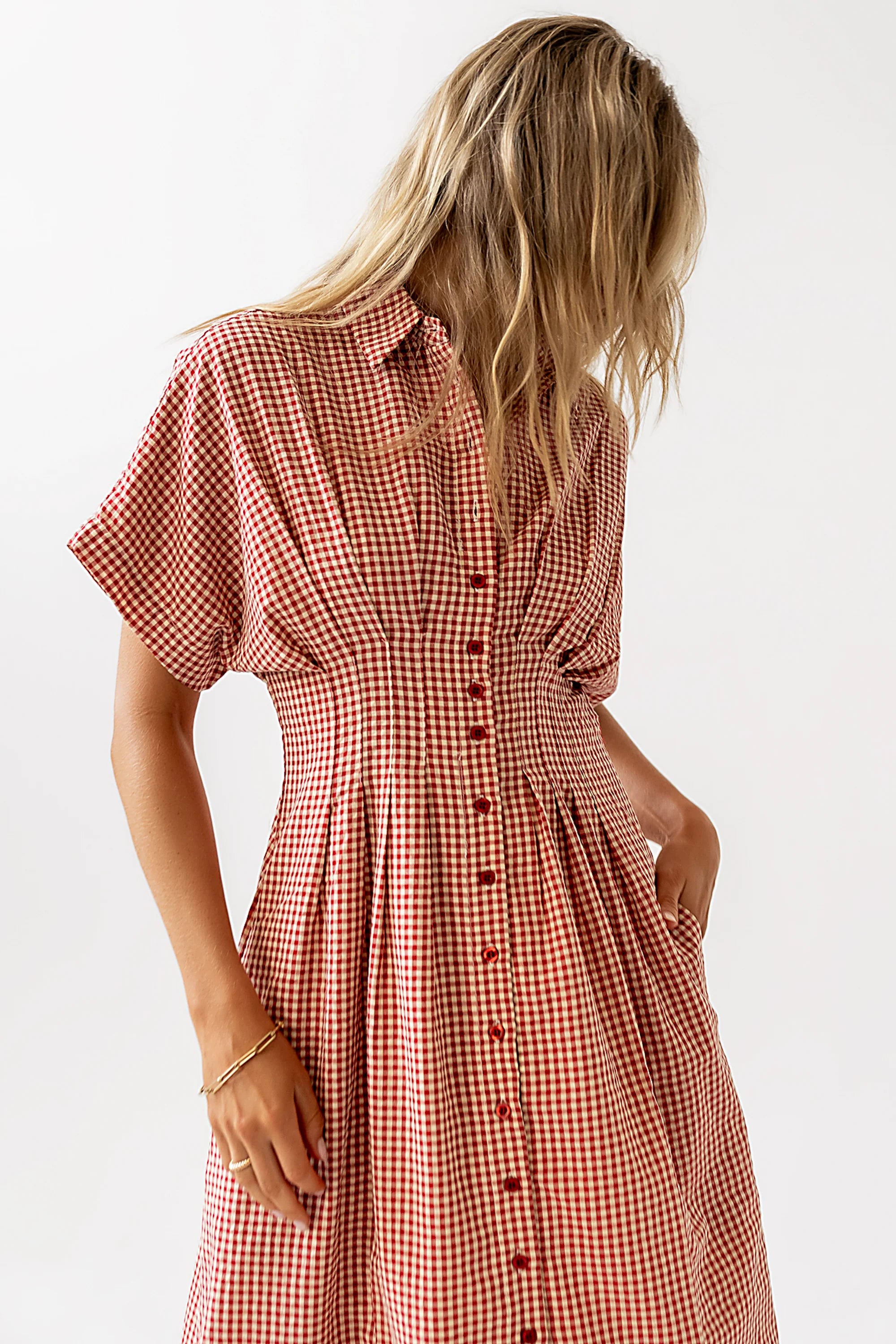 Collins Maxi Dress in Red