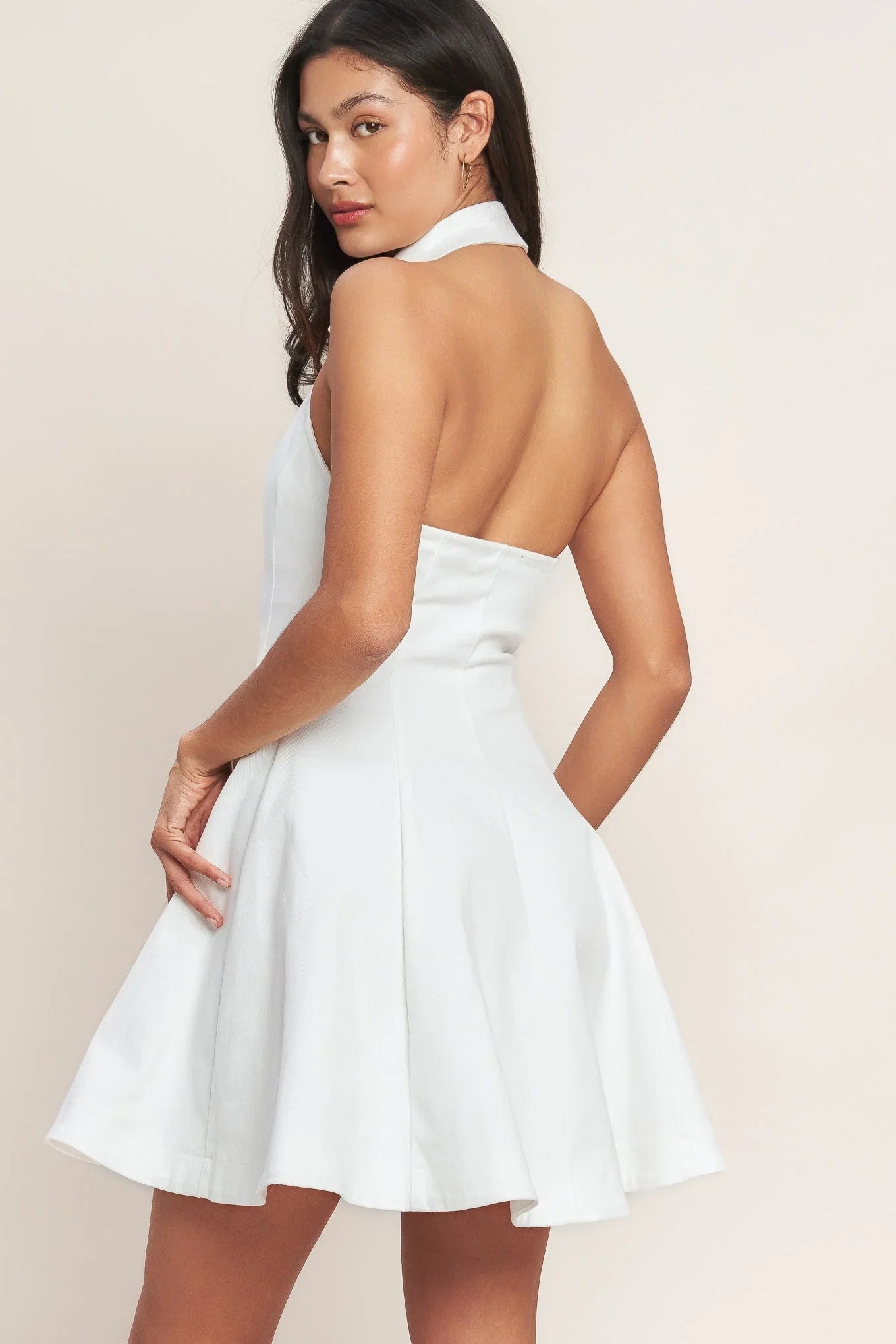 ALWAYS ADORABLE WHITE MINI DRESS