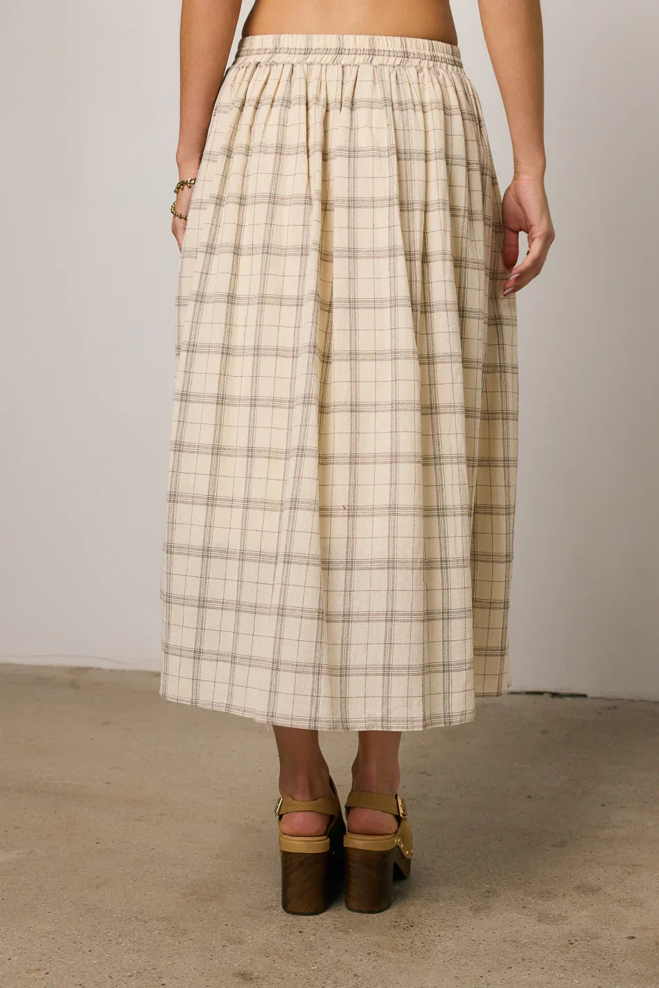 Sharon Plaid Maxi Skirt FINAL SALE