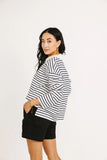 Layla Collared Striped Top FINAL SALE
