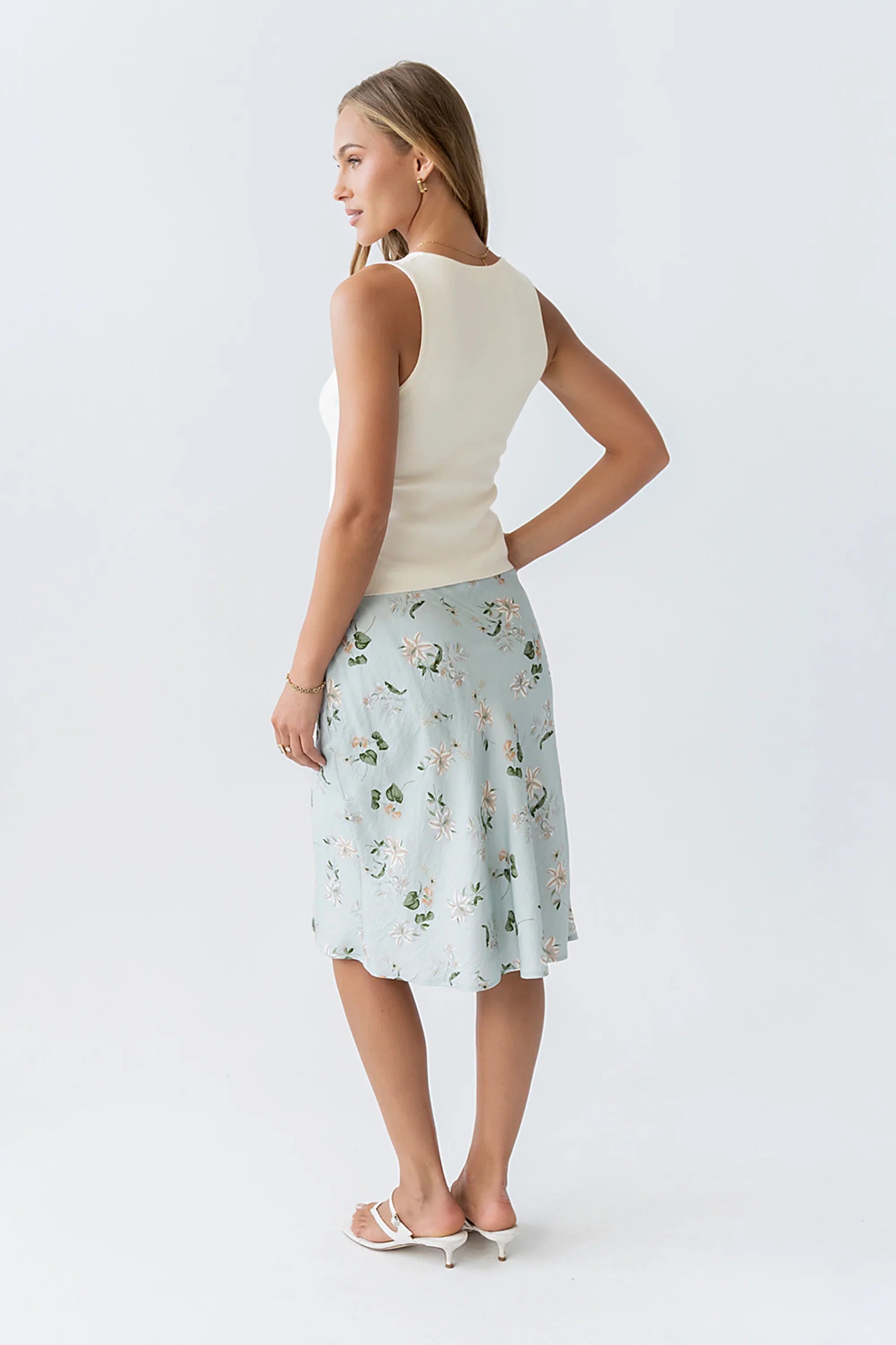 Erin Floral Midi Skirt