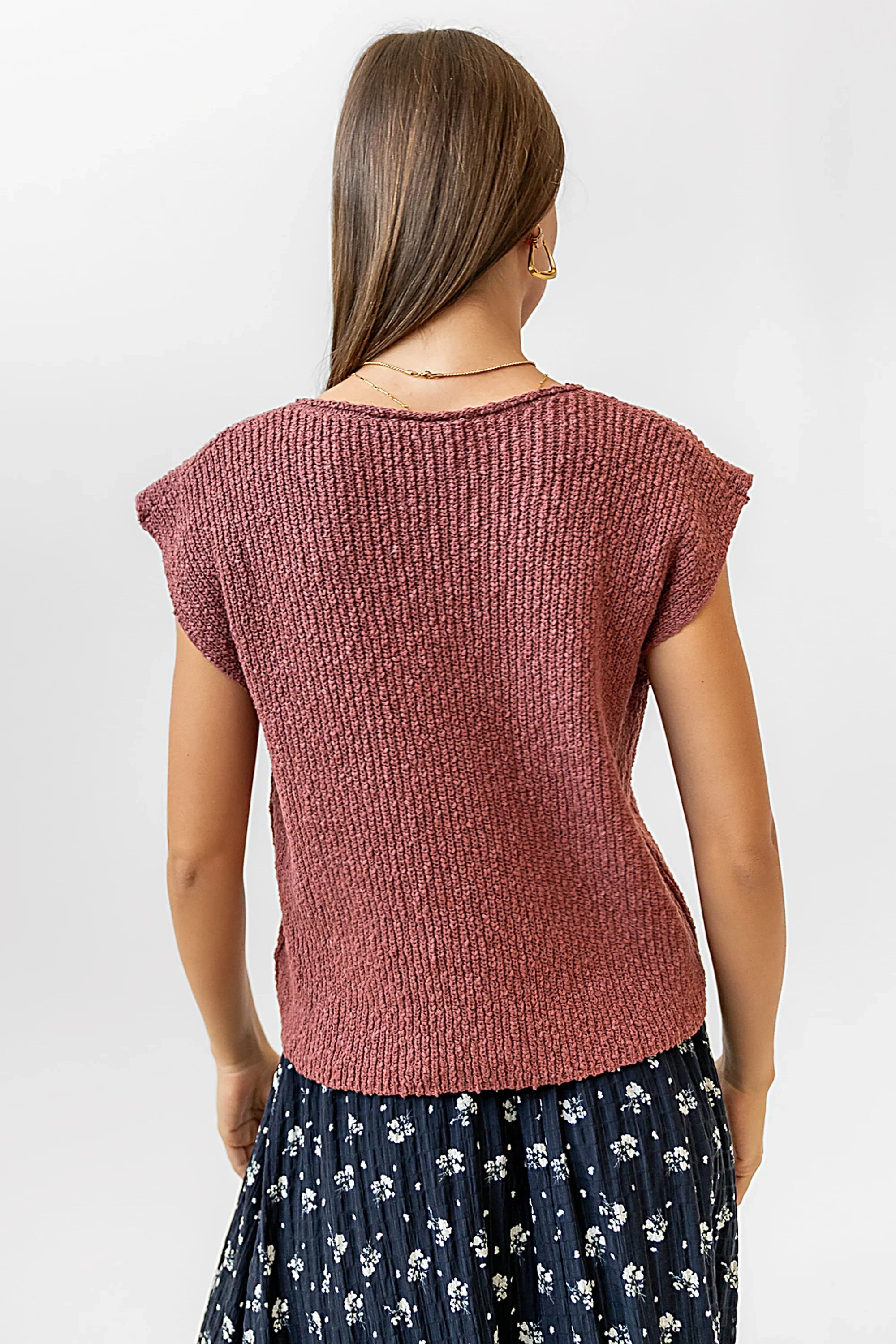 Aylin Sweater in Marsala FINAL SALE