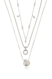 Dainty Crystal Trio Necklace Set
