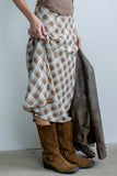 Zadie Plaid Maxi Skirt