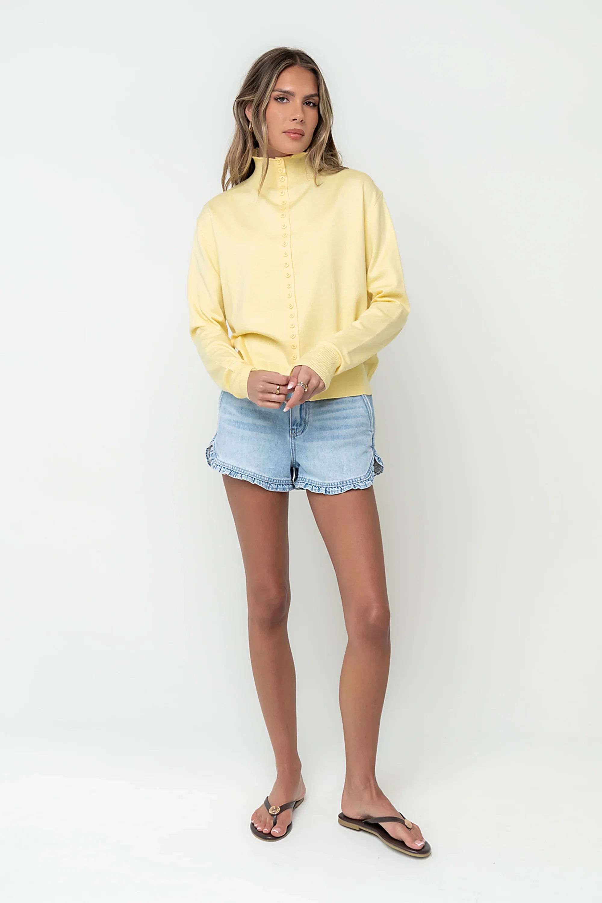 Reese Mock Neck Sweater