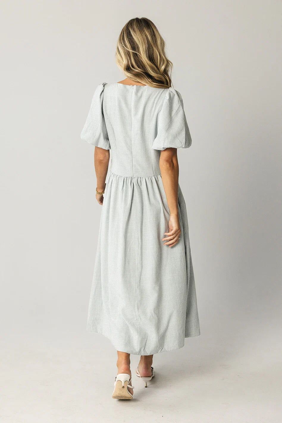 Elyse Gingham Maxi Dress FINAL SALE