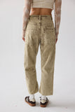 Dana Corduroy Barrel Pants in Olive FINAL SALE