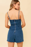WAYLAND LOVE DENIM SKORT ROMPER FINAL SALE