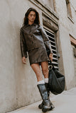 Kelsey Vegan Leather Jacket FINAL SALE
