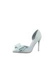 Sweet Bow Pointed Side Hollow High Heels