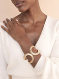 Abstract Flex Cuff Bracelet