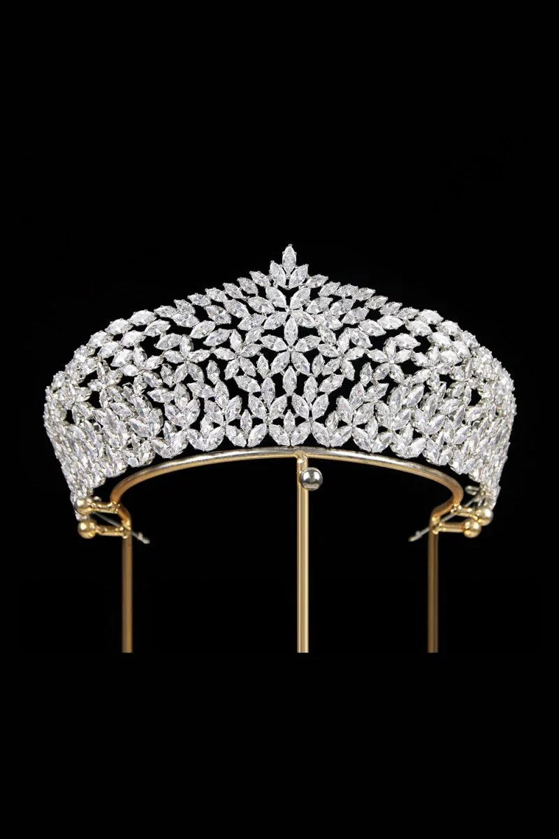Vintage Zircon Wedding Crown