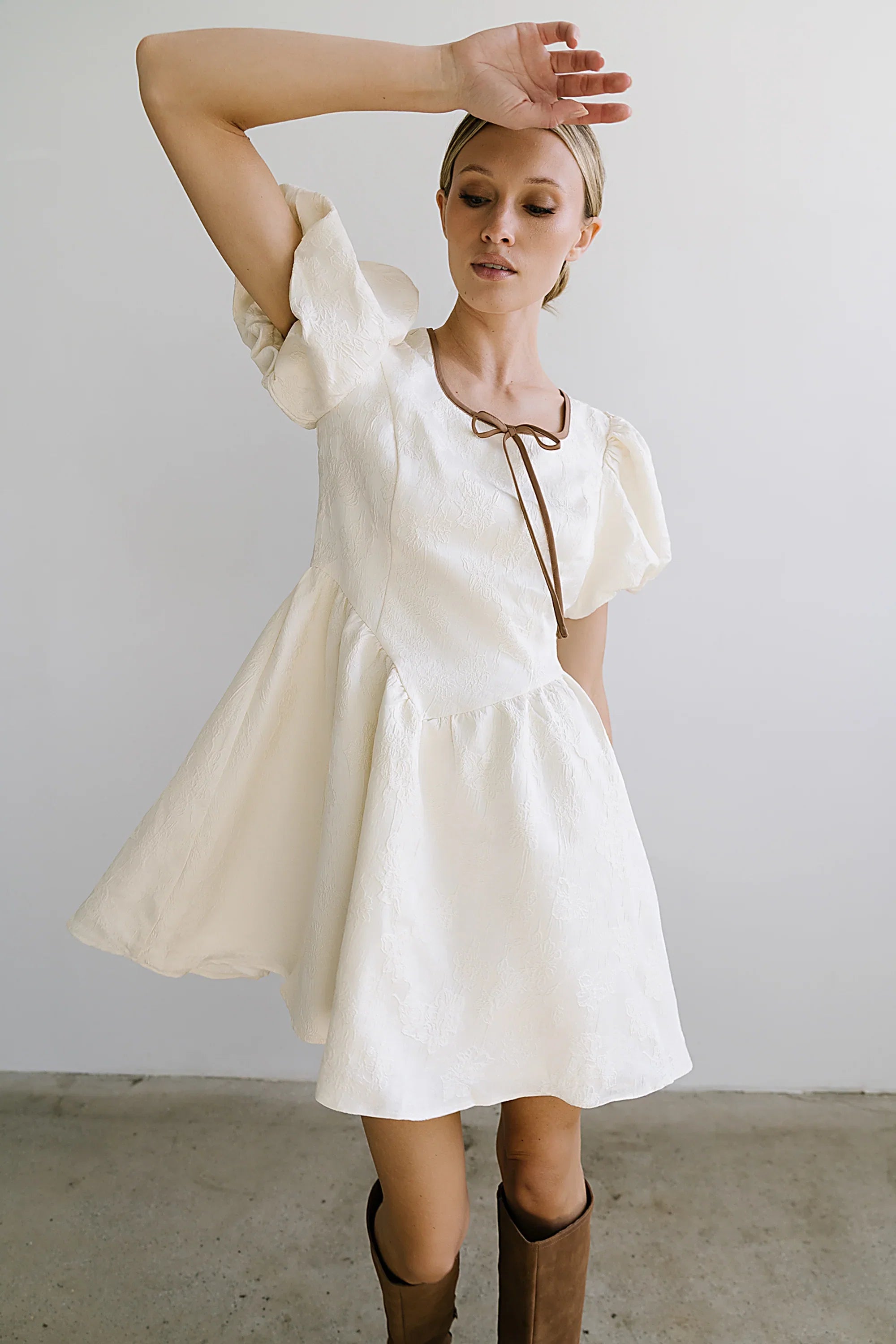 Mazie Textured Mini Dress FINAL SALE