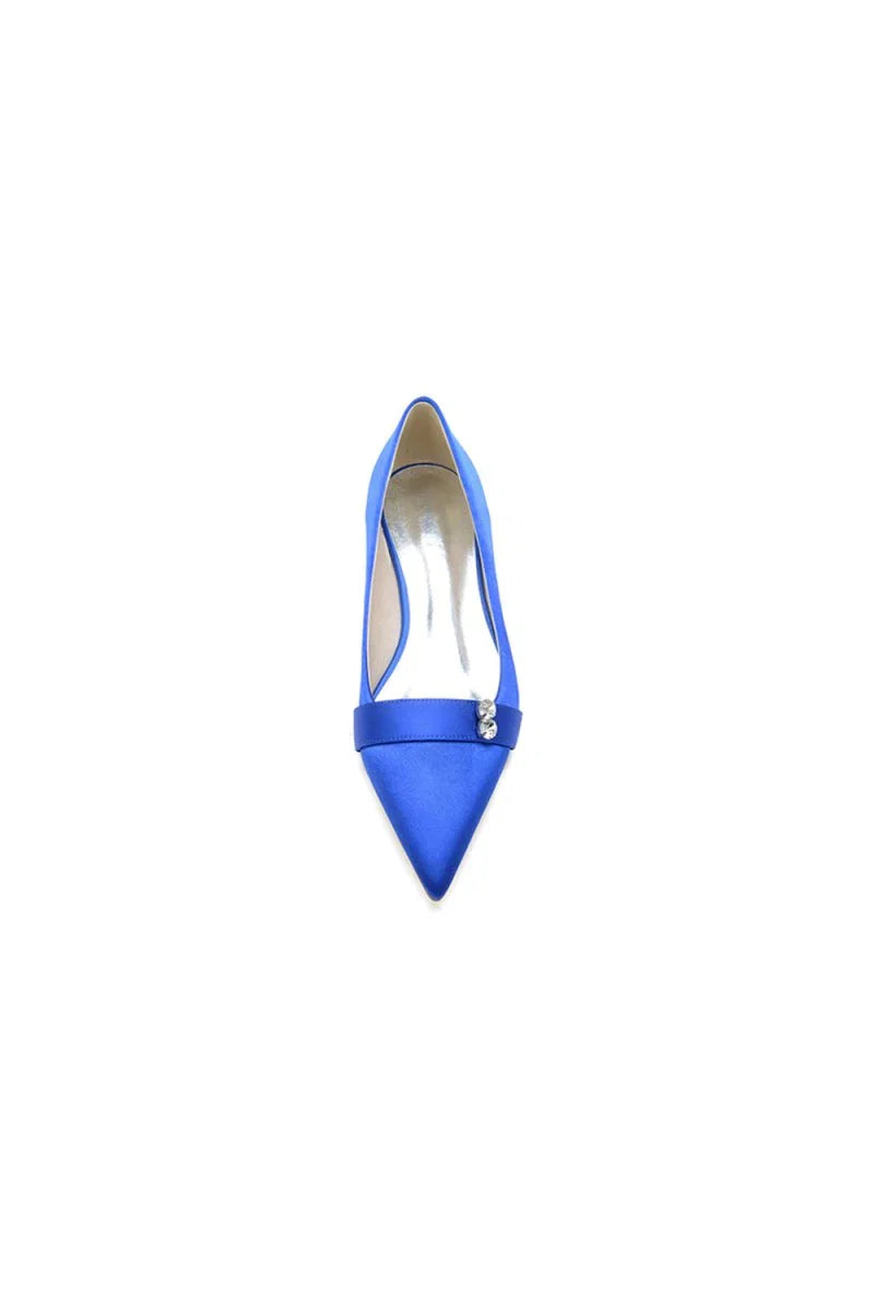 Crystal Cocktail Pointed Toe Flats