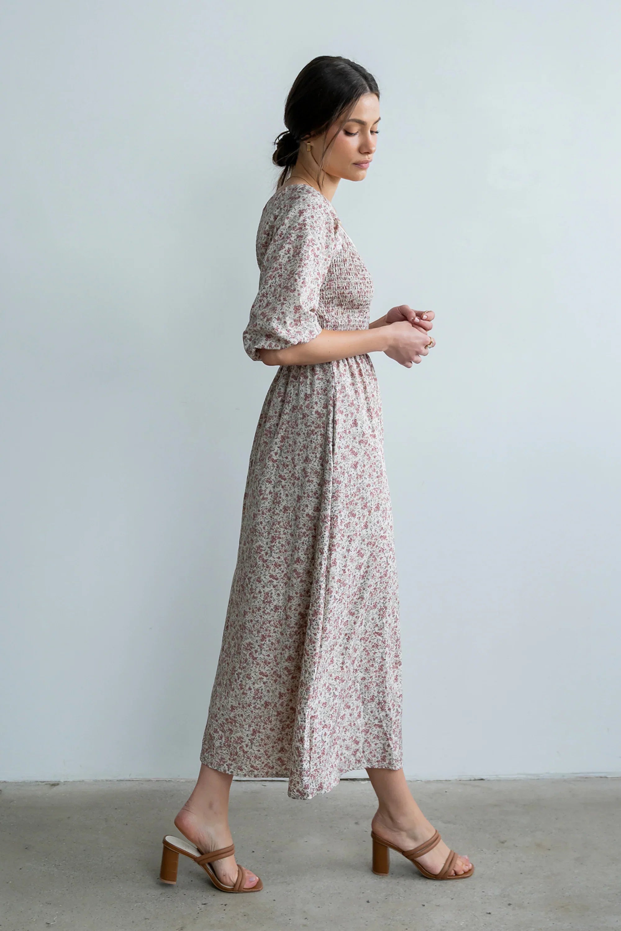 Darcey Smocked Maxi Dress