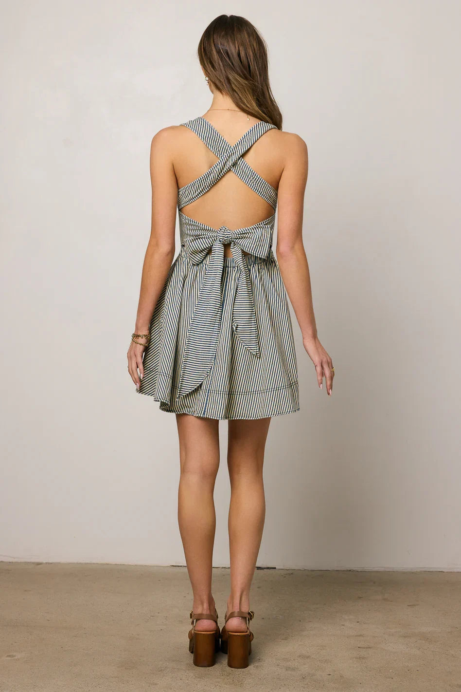 Salem Striped Mini Dress FINAL SALE