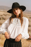 Lucerne Embroidered Blouse FINAL SALE
