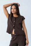 Paige Knit Sweater in Brown