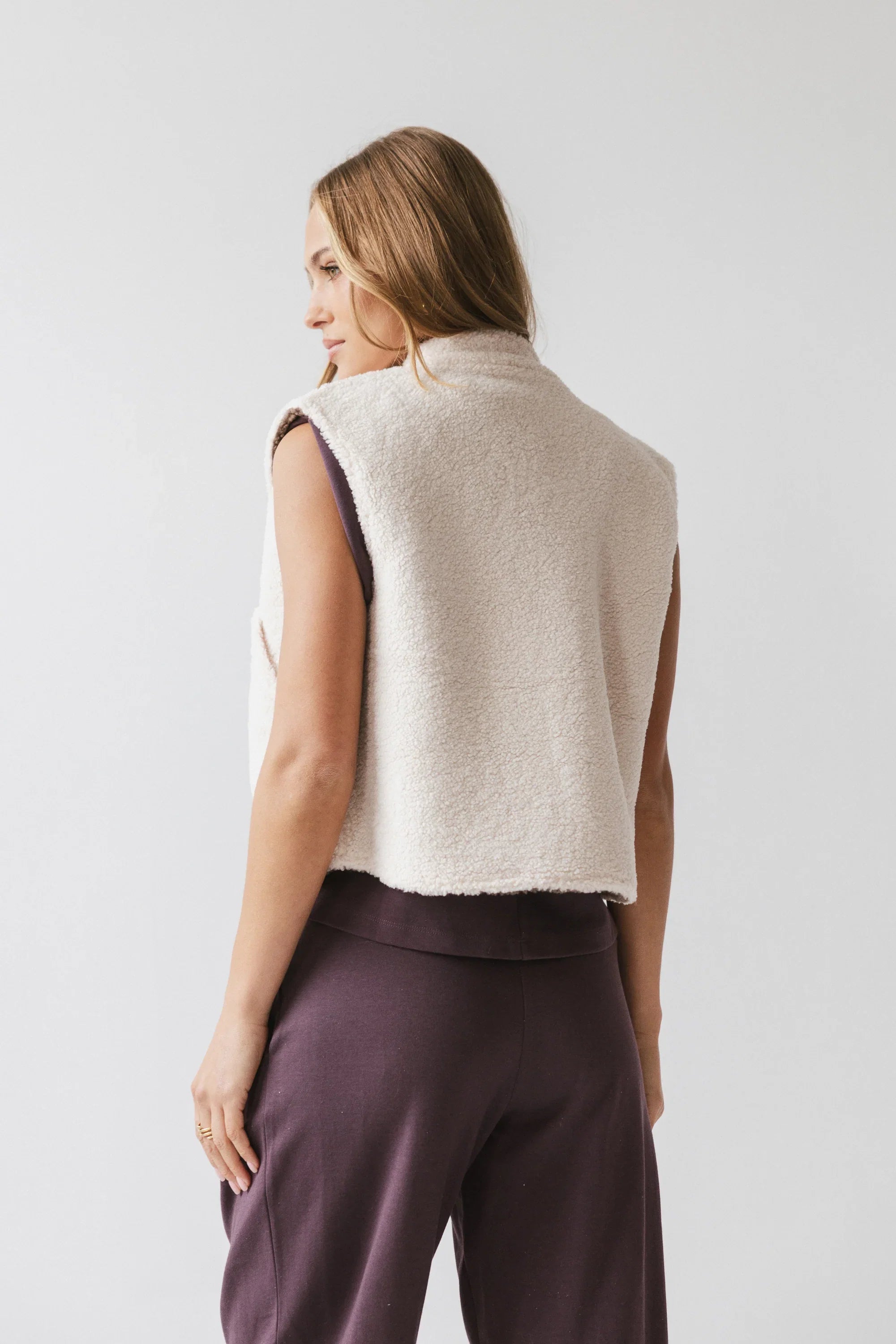 Maddox Reversible Sherpa Vest FINAL SALE
