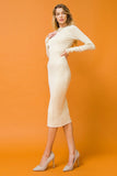 BE WITH YOU SWEATER MIDI DRESS FINAL SALE