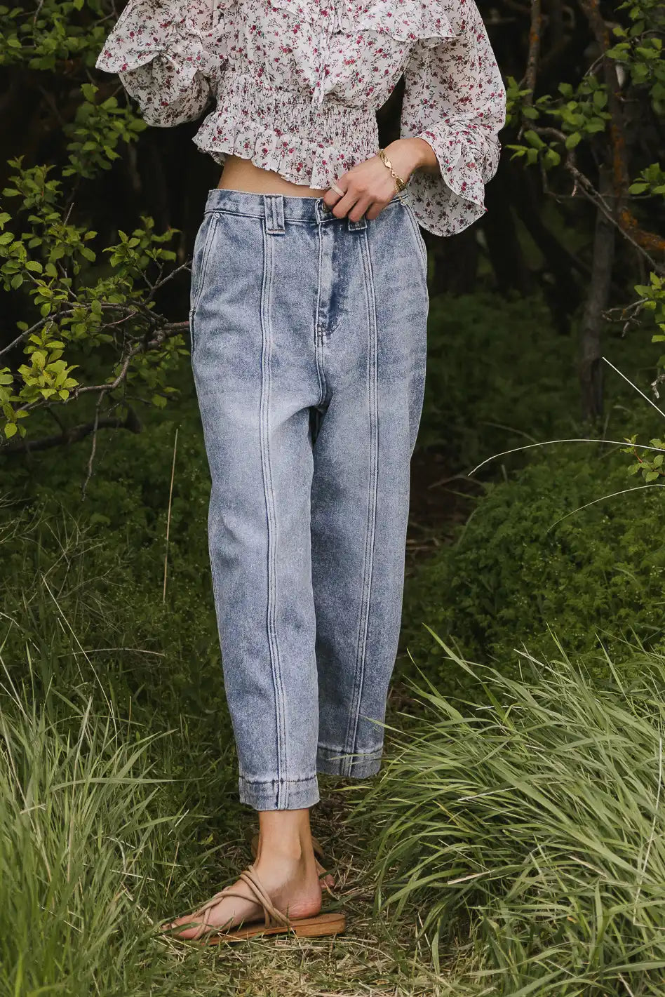 Towy Cropped Straight Leg Jeans FINAL SALE