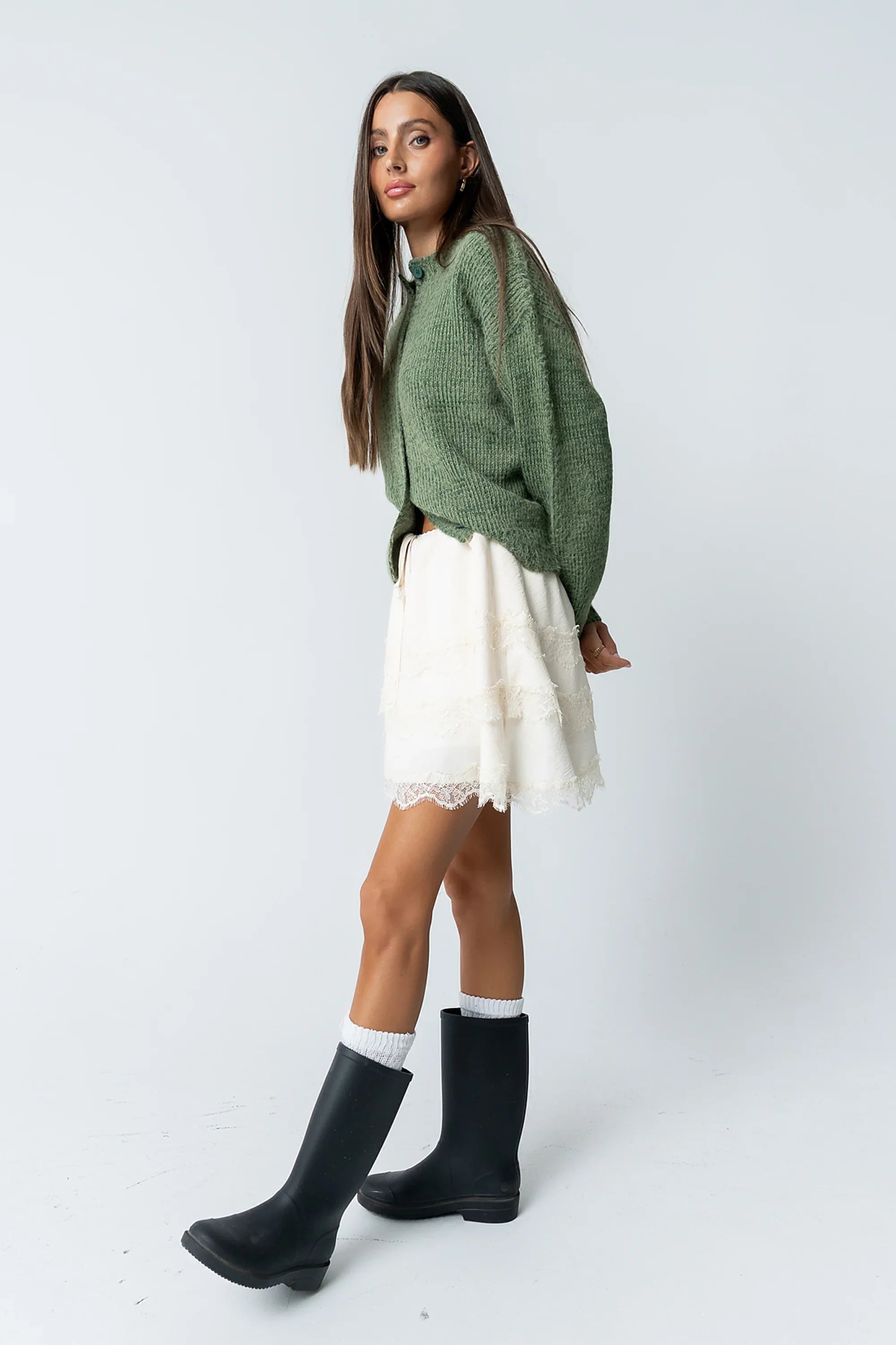 Marsha Lace Mini Skirt FINAL SALE