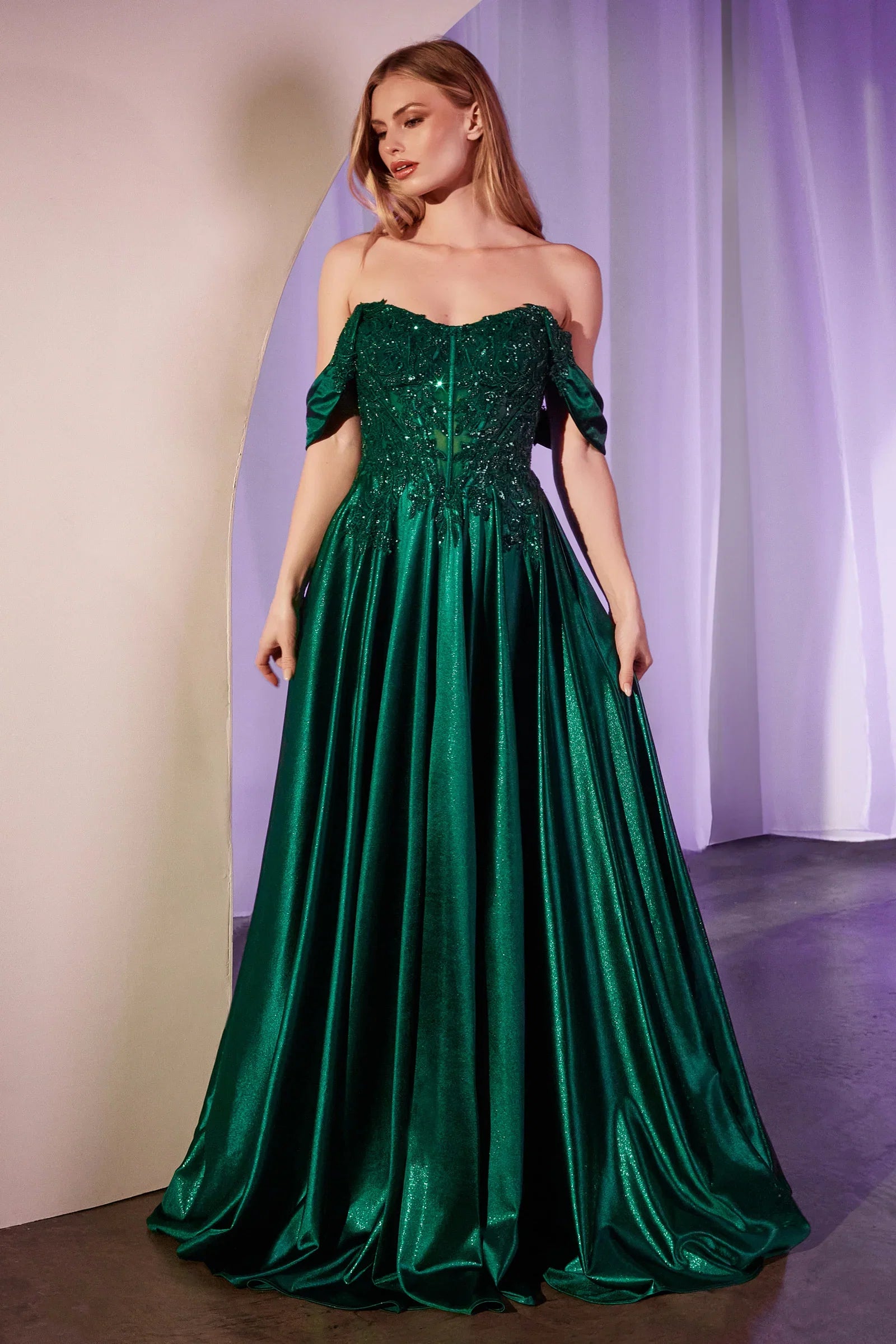 Bronwyn Gown A Line Dress With Removable Straps