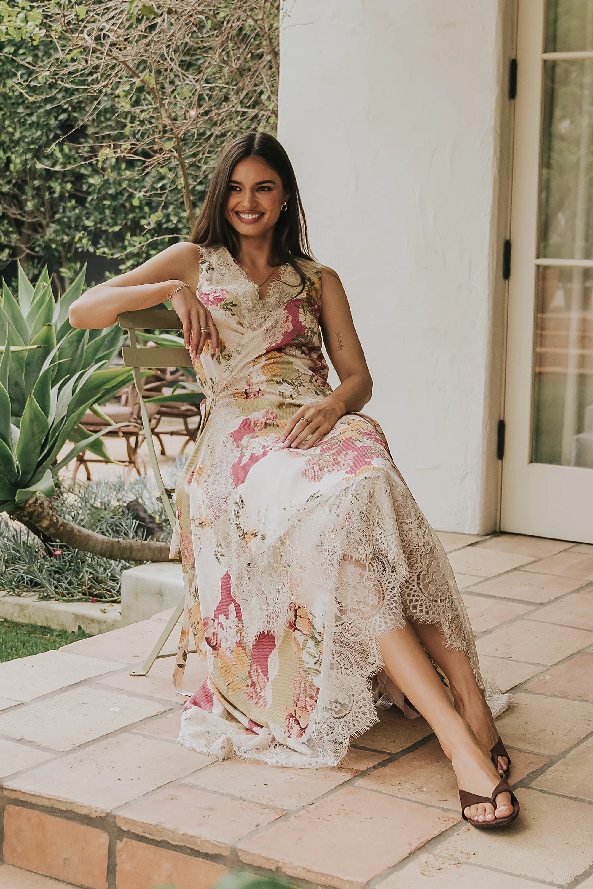 Tess Floral Wrap Dress