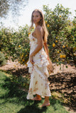 Kyler Ruffle Floral Maxi Dress