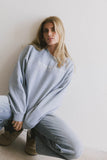 Pretty Bows Crewneck in Blue FINAL SALE