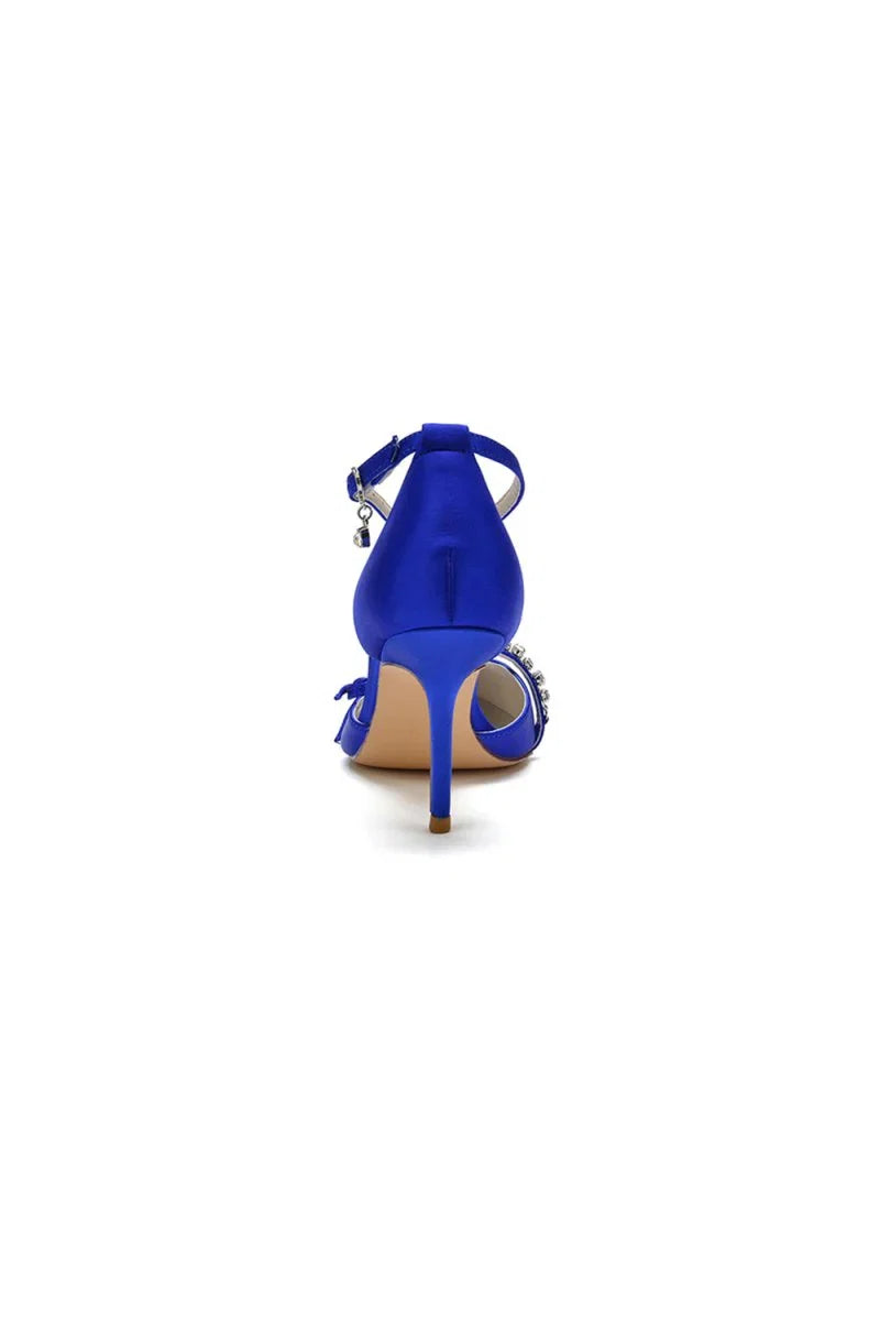 Pointed Toe Party Heels with Bow