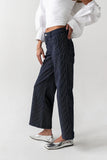 Ariana Striped Wide Leg Jeans