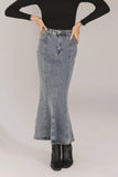 Azzy Denim Mermaid Skirt FINAL SALE