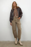 Courtney Scalloped Cardigan in Mocha FINAL SALE