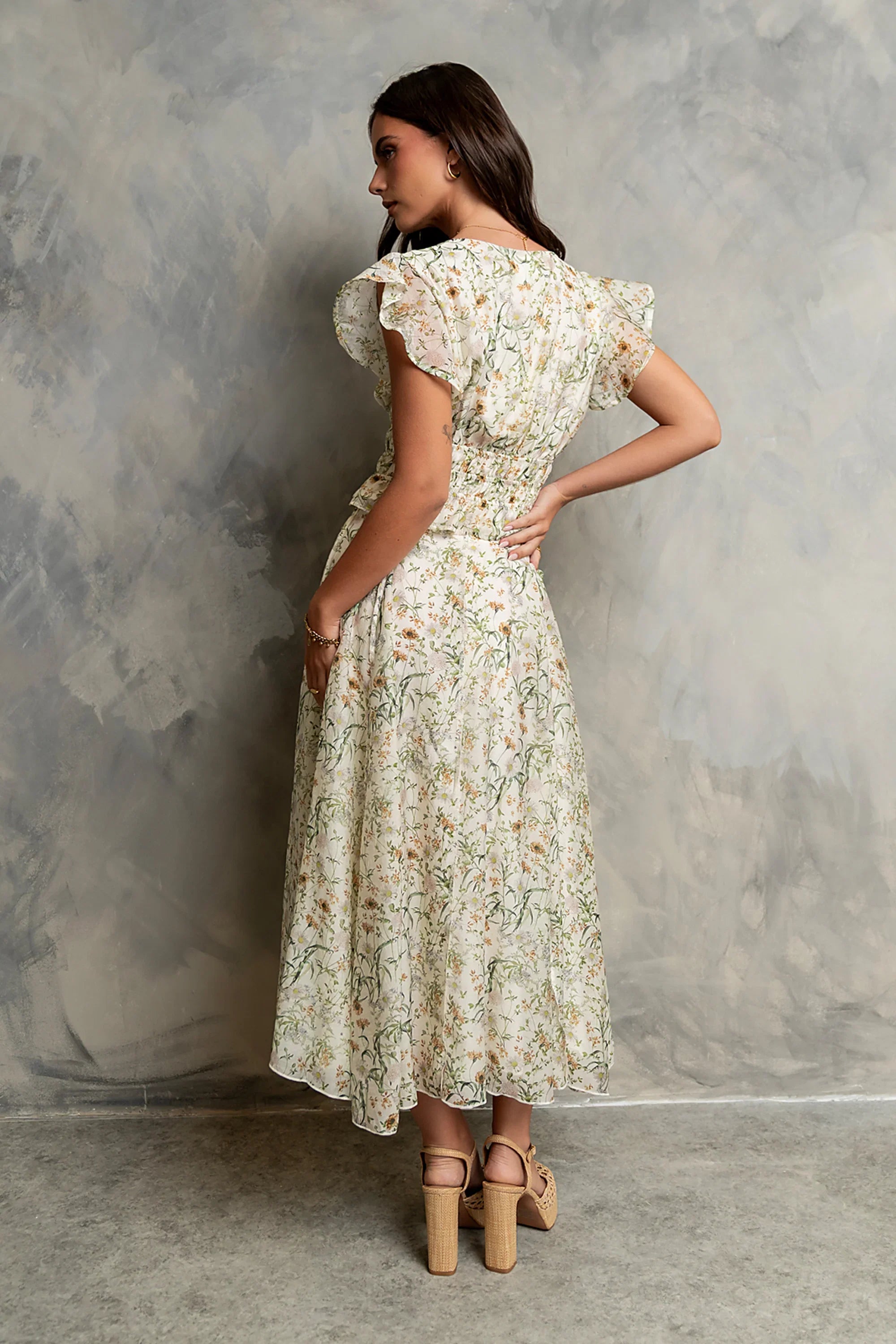 Carlie Floral Midi Skirt
