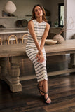 Kaydence Striped Midi Dress