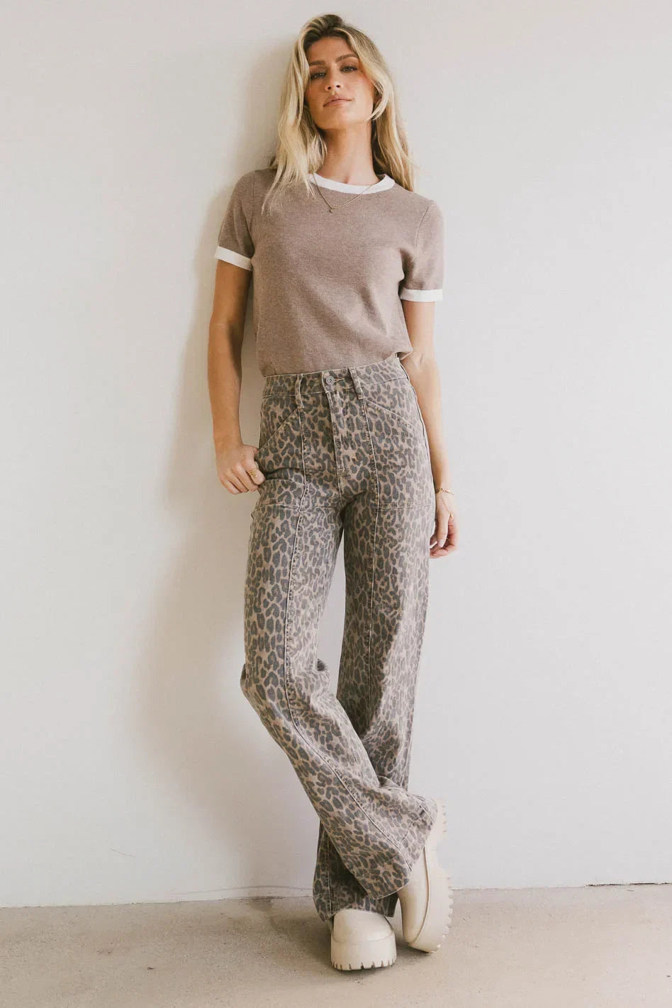 Anaya Wide Leg Flare Jeans