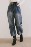 Jocelyn Barrel Jeans in Medium Wash FINAL SALE