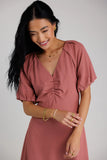 Maeve Midi Dress in Mauve FINAL SALE