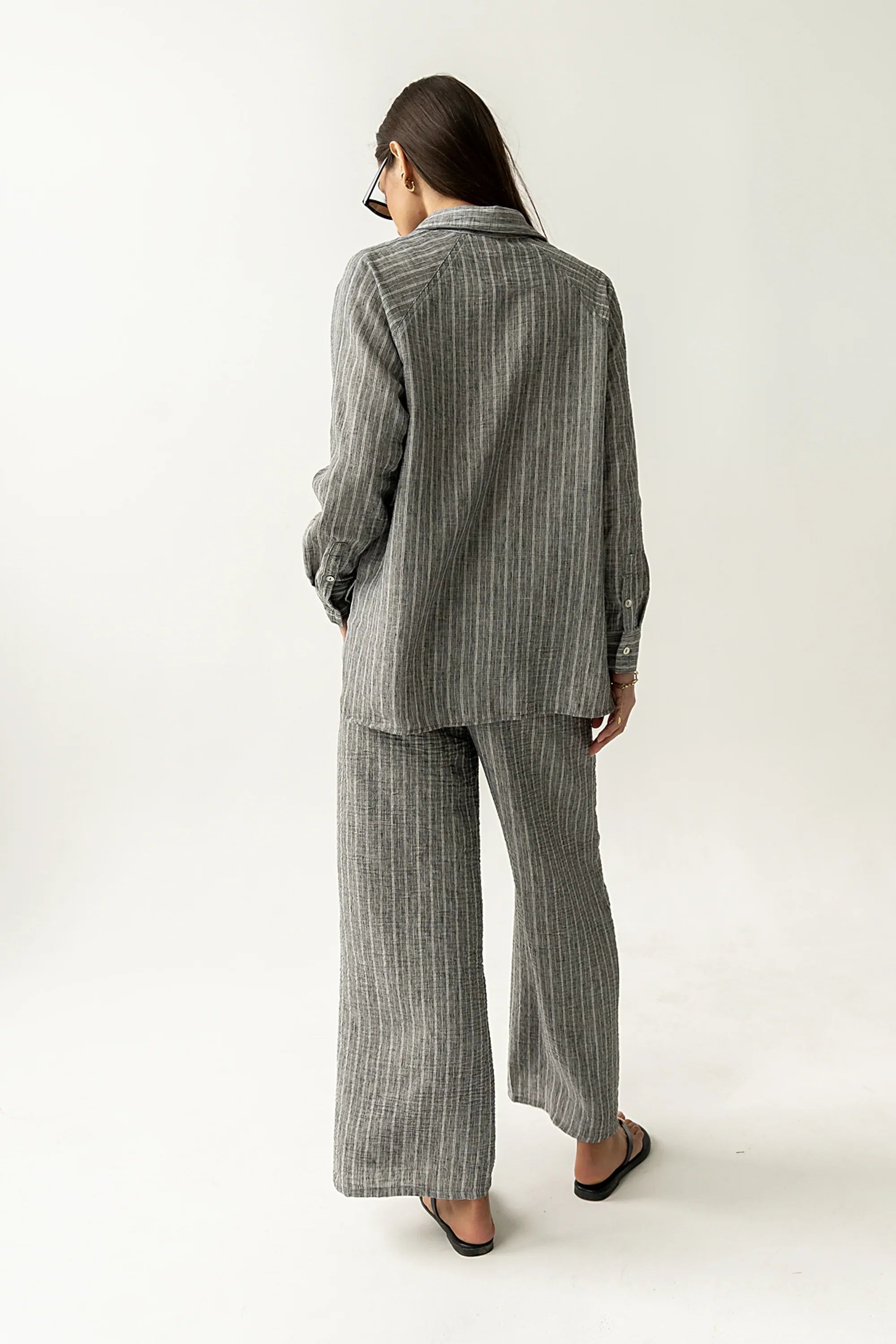 Conner Wide Leg Pants in Black