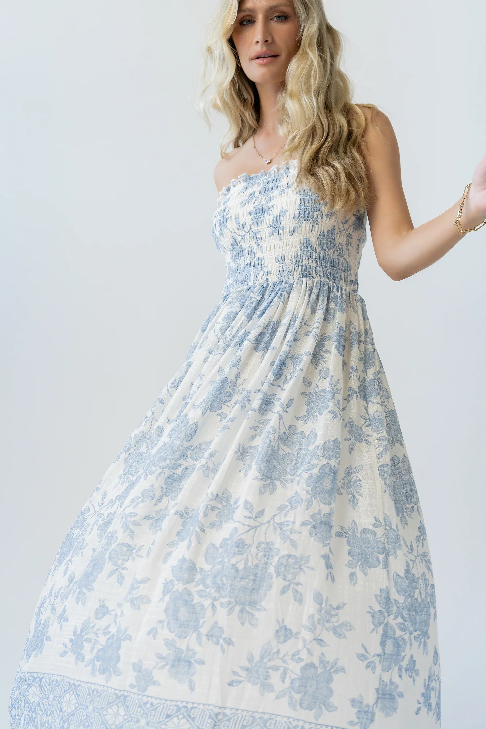 Kamry Strapless Midi Dress