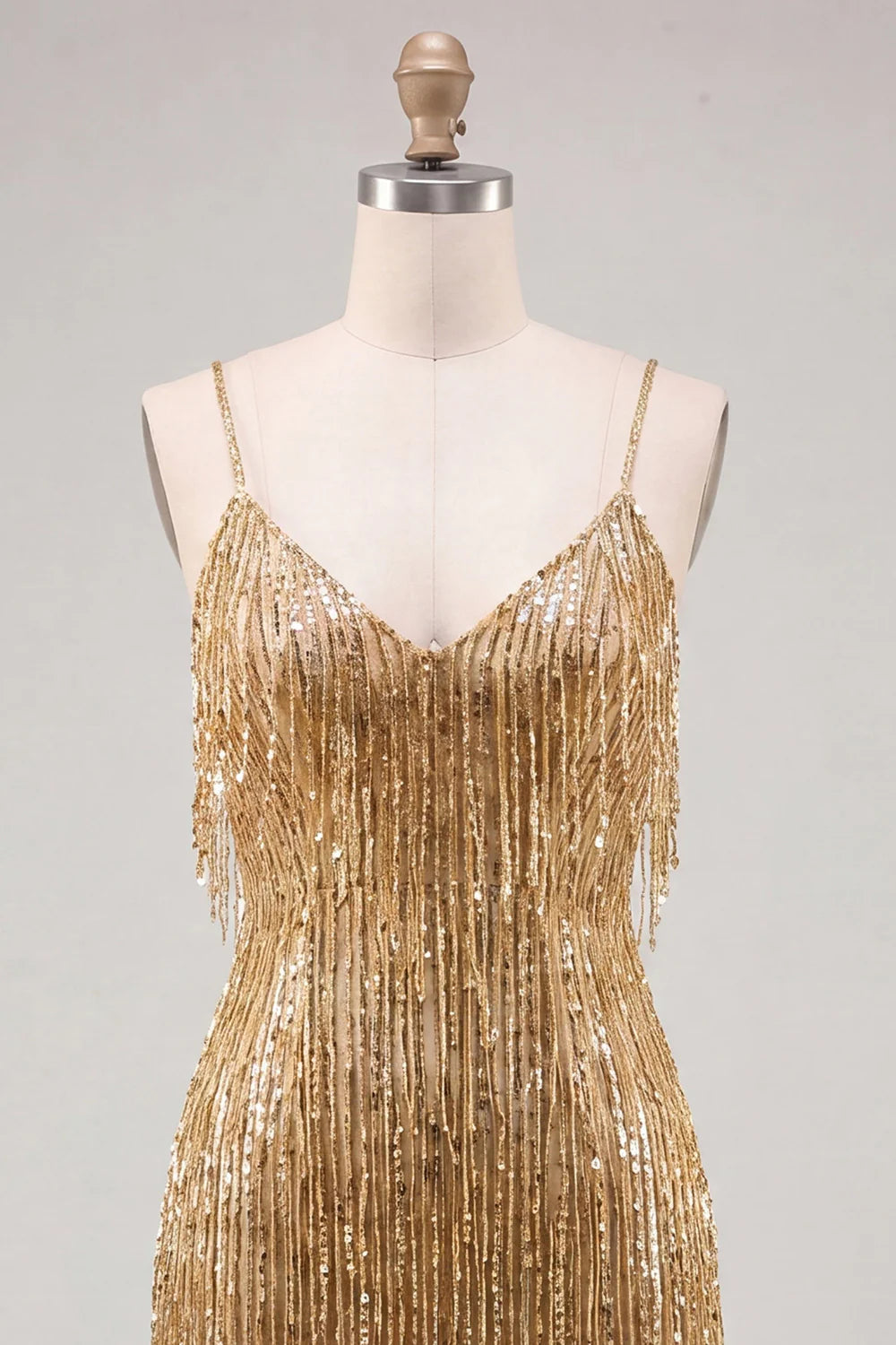 Peacock Fringed Bodycon Short Homecoming Dress