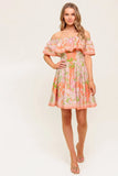 RAE MINI DRESS CORAL