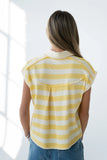 Larene Collared Striped Tank