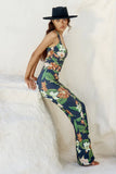 Maiori Maxi Dress in Black Floral
