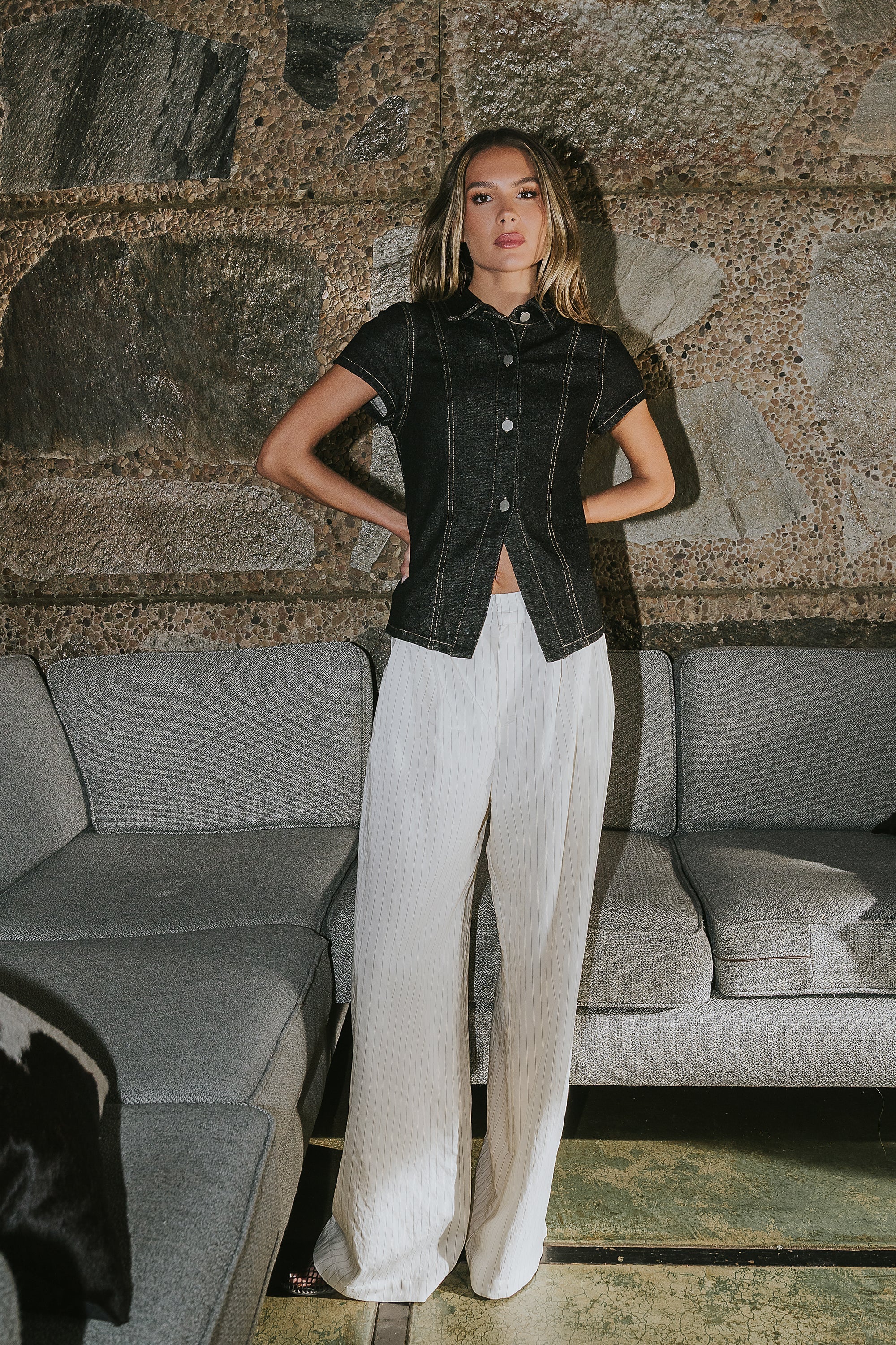 Monroe Striped Trousers