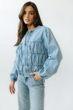 Juney Cinched Denim Jacket FINAL SALE