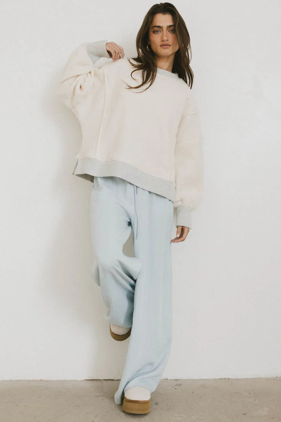 Gracyn Sherpa Crewneck FINAL SALE