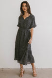 Allorah Ditsy Floral Midi Dress FINAL SALE