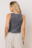 Brayden Cable Knit Sweater in Navy FINAL SALE